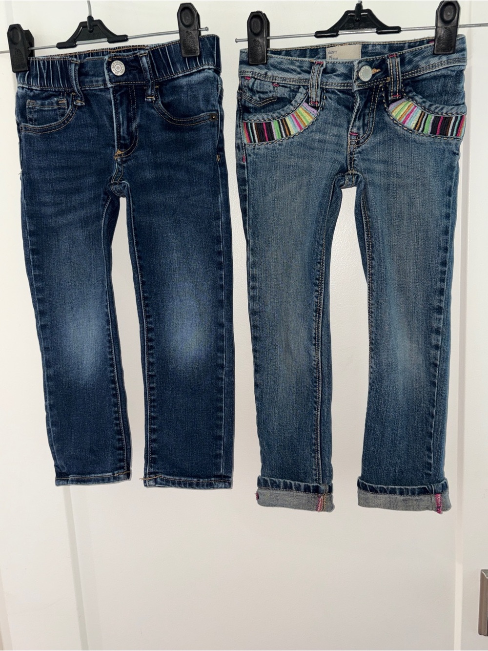 Baby Gap skinny jeans bundle girl's 5 slim EUC LN